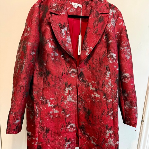 NWT Chico’s Jacquard Coat - Picture 1 of 4